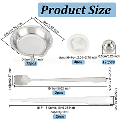 2 набор поддонов из нержавеющей стали DIY-OC0009-85