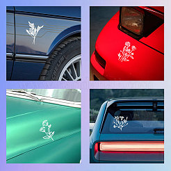 Пластиковые светоотражающие виниловые наклейки на автомобиль STIC-WH0036-022