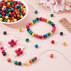 1200 шт деревянные бусины&nbsp;WOOD-UN0001-28