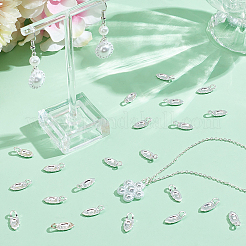 30 шт. латунные плоские приклеиваемые скобы KK-SC0005-43