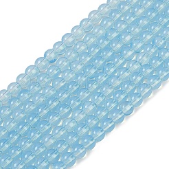 Выпечка окрашенные стеклянные бусины пряди&nbsp;DGLA-Q023-6mm-DB46