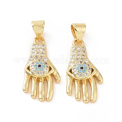 Colgante micropavé cubic zirconia de latón&nbsp;LS-ZIRC-P106-05G