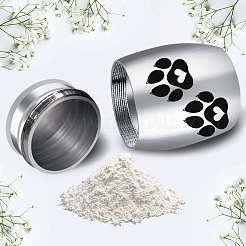 1шт колонна мини урна из нержавеющей стали для праха домашних животных AJEW-AR0001-84H