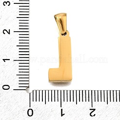 Подвески из нержавеющей стали 304 золотистого цвета STAS-K300-01G-L