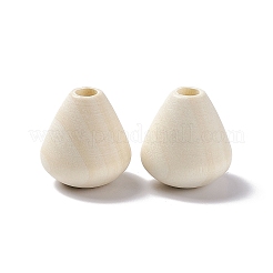 Каплевидные деревянные европейские бусины WOOD-I008-02