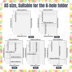 12 шт. 5-х стилистическая сумка для хранения из ПВХ с цепочкой для карандашей&nbsp;DIY-SP0004-60F
