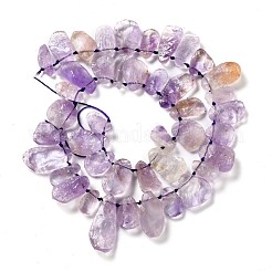 Грубые необработанные нити бусин из натурального аметрина G-G010-08