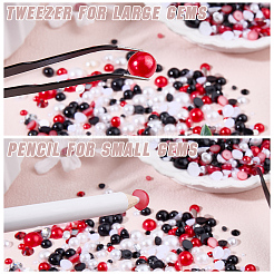 1 коробка полукруглых кабошонов из искусственного жемчуга и смолы&nbsp;DIY-CP0012-96A