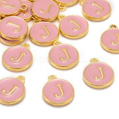 Charms smaltati in lega placcati oro&nbsp;ENAM-S118-07J