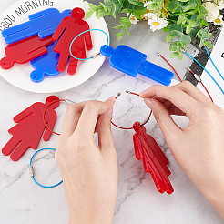 8шт акриловые гендерные знаки AJEW-FG0002-26