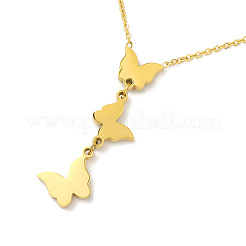 Ожерелье с подвеской в виде бабочки из натуральной раковины NJEW-M199-12G