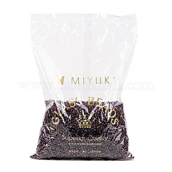 MIYUKIラウンドロカイユビーズ  日本製シードビーズ  （rr3737)派手な裏地付き錆  8/0  3mm  穴：1mm  約19000~20500個/ポンド&nbsp;SEED-G008-RR3737