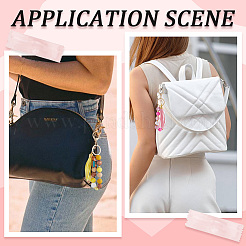 Наборы для самостоятельного изготовления брелока-тассе из искусственной замши&nbsp;DIY-SP0002-43G