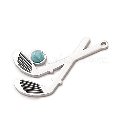 Ciondoli in acciaio inox 304&nbsp;STAS-F367-08P