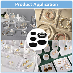 4 шт. 4 стиля акриловые подставки для косметики ODIS-BC0001-25B