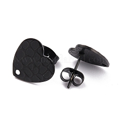 Accesorios para pendientes de acero inoxidable 304 con revestimiento iónico (IP)&nbsp;EJEW-O104-10EB