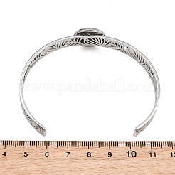 Bases para brazaletes de acero inoxidable 304 sin acabado y con bandeja redonda plana.&nbsp;SA-CBA82C8-04A-P