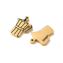 Подвески из нержавеющей стали 304 с эмалью&nbsp;STAS-I351-02G