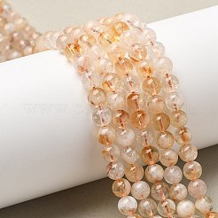 Природный цитрин бисер нитей G-S362-105B