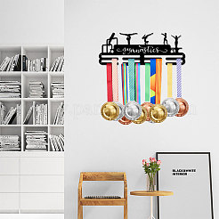 Модная железная вешалка для медалей&nbsp;ODIS-WH0021-313