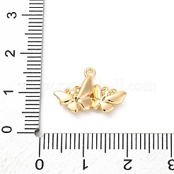 Кулоны со стразами и кристаллами из латуни KK-E793-04G