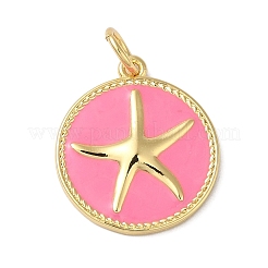 Подвески из латуни с эмалью в стойку KK-B092-19G