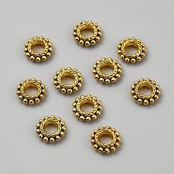 Тибетском стиле сплав Шарики прокладки&nbsp;TIBEB-WH0002-11AG