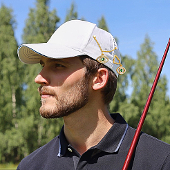 Цепочка со стразами из сплава глаз&nbsp;HJEW-WH0042-150G-03