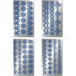 4шт 4 трафарета для резки из нержавеющей стали 304 DIY-FG0002-10