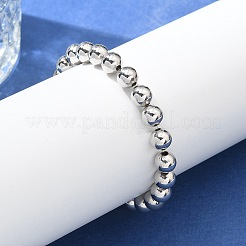 Браслеты из латунных бусин для мужчин и женщин BJEW-G736-08P