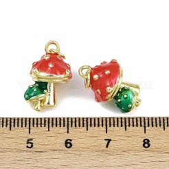 Латунь эмаль подвески&nbsp;KK-H072-18G-15