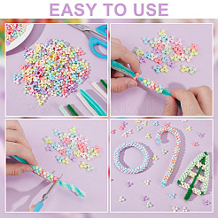 2856 шт. Непрозрачные акриловые бусины&nbsp;FIND-NB0005-51B