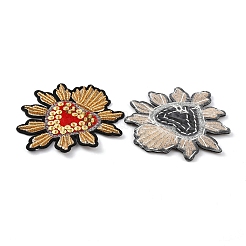 Aufnäher aus Polyesterstoff mit heiligem Herzen&nbsp;PATC-WH0010-15