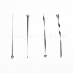 Épingles à tête plate en acier inoxydable 304 résistant au ternissement&nbsp;STAS-H358-06C