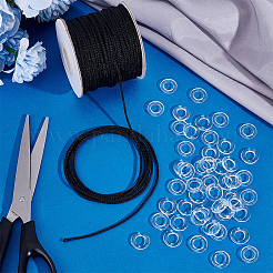 1 рулон круглой нейлоновой нити DIY-PH0030-89