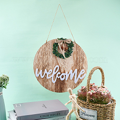 Деревянные подвесные украшения&nbsp;AJEW-GF0002-34