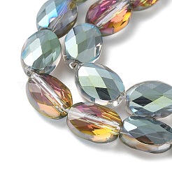 Стеклянные бусины с гальваническим покрытием &nbsp;EGLA-L045-A-HP02