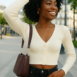 Цепочка для сумок из искусственной кожи&nbsp;PURS-WH0008-11C