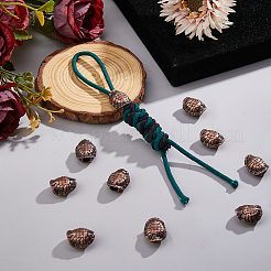 10 шт. европейские бусины из сплава в тибетском стиле&nbsp;FIND-DC0008-14