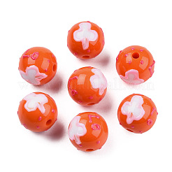 Непрозрачные акриловые бусины ACRC-N002-02-05