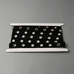 Хлопковая лента «елочка» DIY-WH0308-400B-02