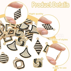 28шт 7 стиля подвески из сплава с эмалью&nbsp;FIND-FS0003-23