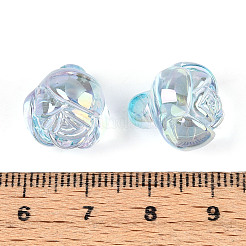 Galvanoplastie perles acryliques transparentes&nbsp;PACR-CJC0008-08C