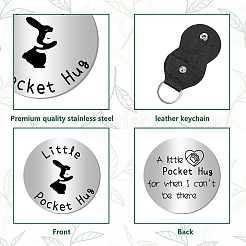 201 памятная монета из нержавеющей стали AJEW-CN0002-24F