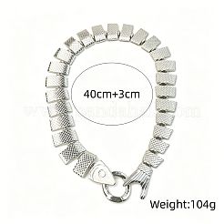Gargantillas de cadena de escamas de pez de aleación para mujer&nbsp;WG6BF08-02