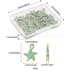 30 шт. подвески из сплава «морская звезда»&nbsp;FIND-FS0003-41