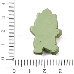 Undurchsichtige Cabochons aus Kunstharz mit Tiermotiv&nbsp;RESI-Z051-01E