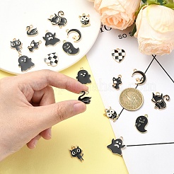 20шт 10 стиля подвески из сплава с эмалью&nbsp;ENAM-YW0004-20