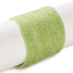 Peridoto natural hebras de cuentas&nbsp;G-P603-C-2mm-01
