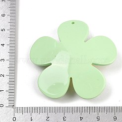 Большие подвески из непрозрачного акрила с принтом MACR-I035-01B